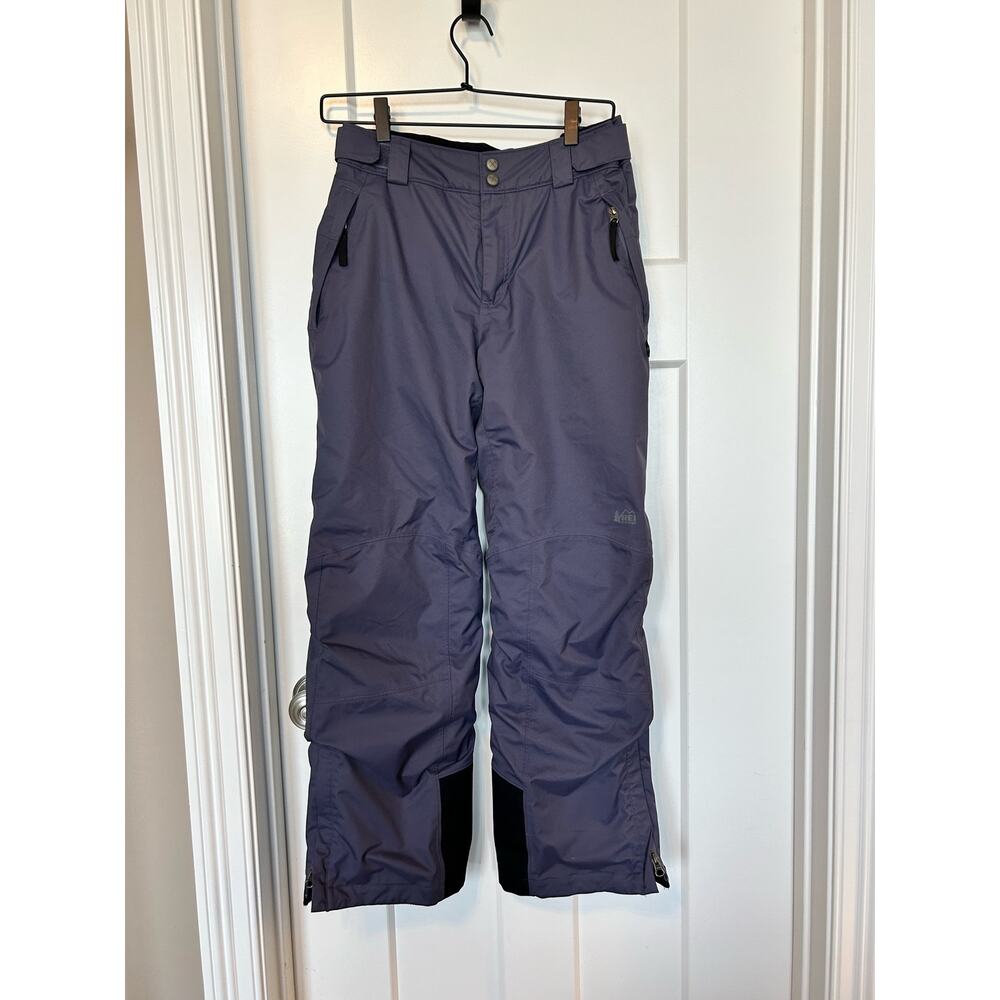 REI Girl's‎ That Grow Ski Snowboard Pants Pockets Purplish Gray Size Large 14-16